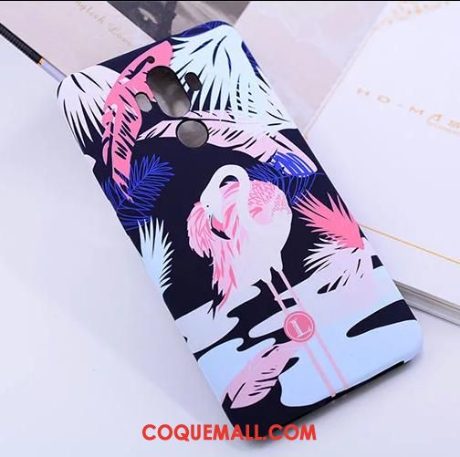 Étui Huawei Mate 9 Fleur Lumineuses Peinture, Coque Huawei Mate 9 Téléphone Portable Bleu