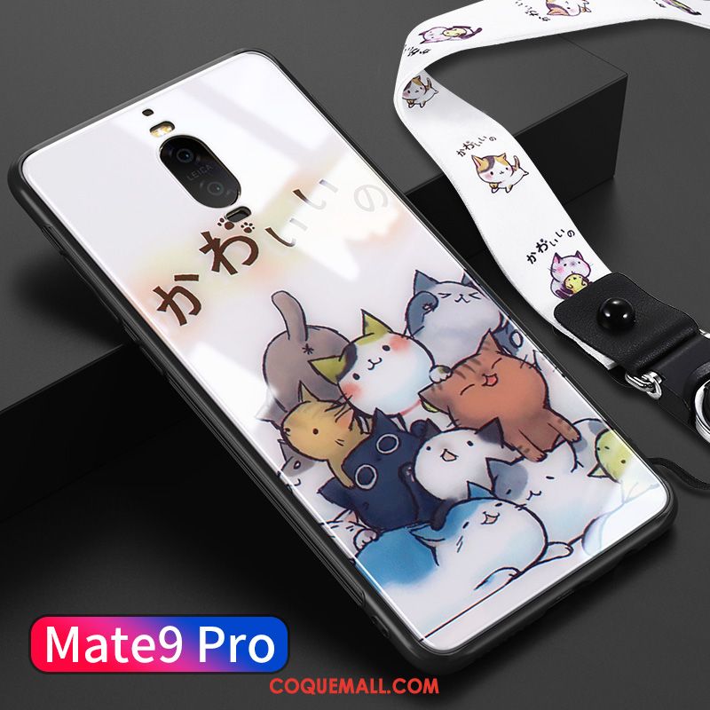 Étui Huawei Mate 9 Pro Marque De Tendance Téléphone Portable Verre, Coque Huawei Mate 9 Pro Très Mince Incassable