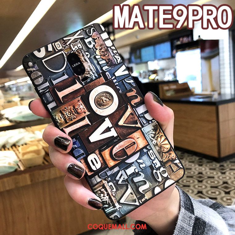 Étui Huawei Mate 9 Pro Multicolore Fluide Doux Tout Compris, Coque Huawei Mate 9 Pro Incassable Protection