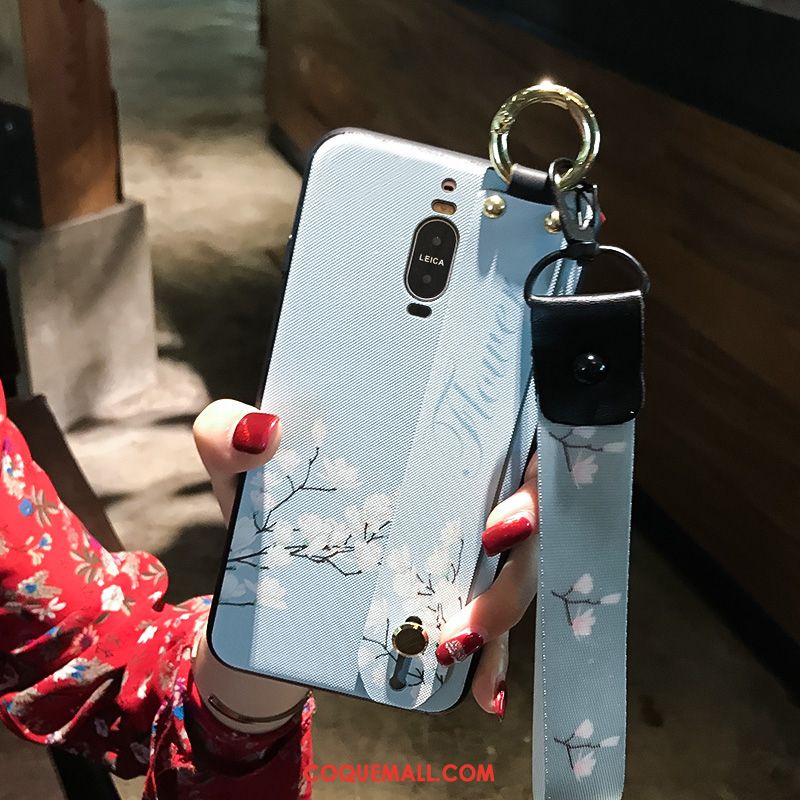 Étui Huawei Mate 9 Pro Tout Compris Ornements Suspendus Frais, Coque Huawei Mate 9 Pro Floral Incassable