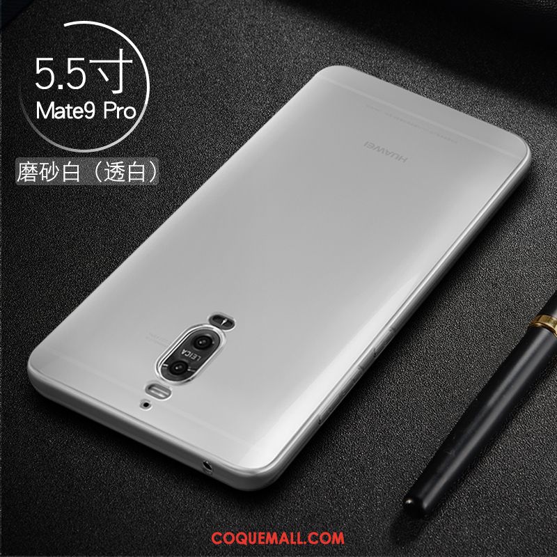 Étui Huawei Mate 9 Pro Téléphone Portable Incassable Délavé En Daim, Coque Huawei Mate 9 Pro Fluide Doux Très Mince