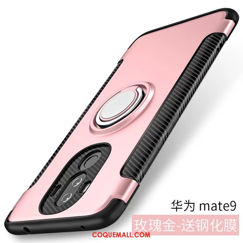 Étui Huawei Mate 9 Tout Compris Protection Rose, Coque Huawei Mate 9 Tendance Incassable