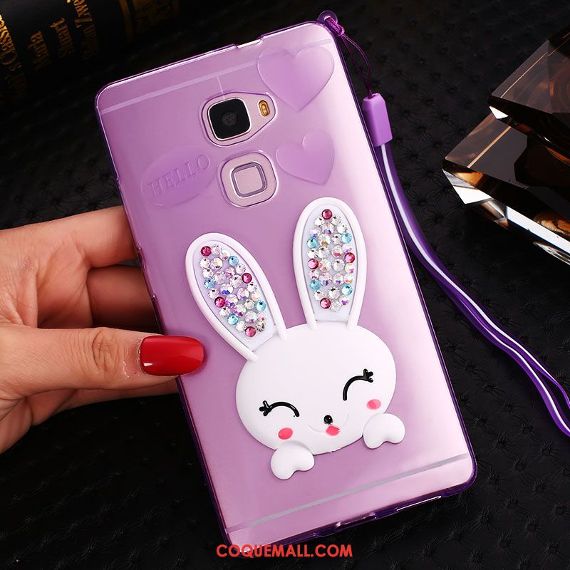 Étui Huawei Mate S Fluide Doux Violet Téléphone Portable, Coque Huawei Mate S Silicone