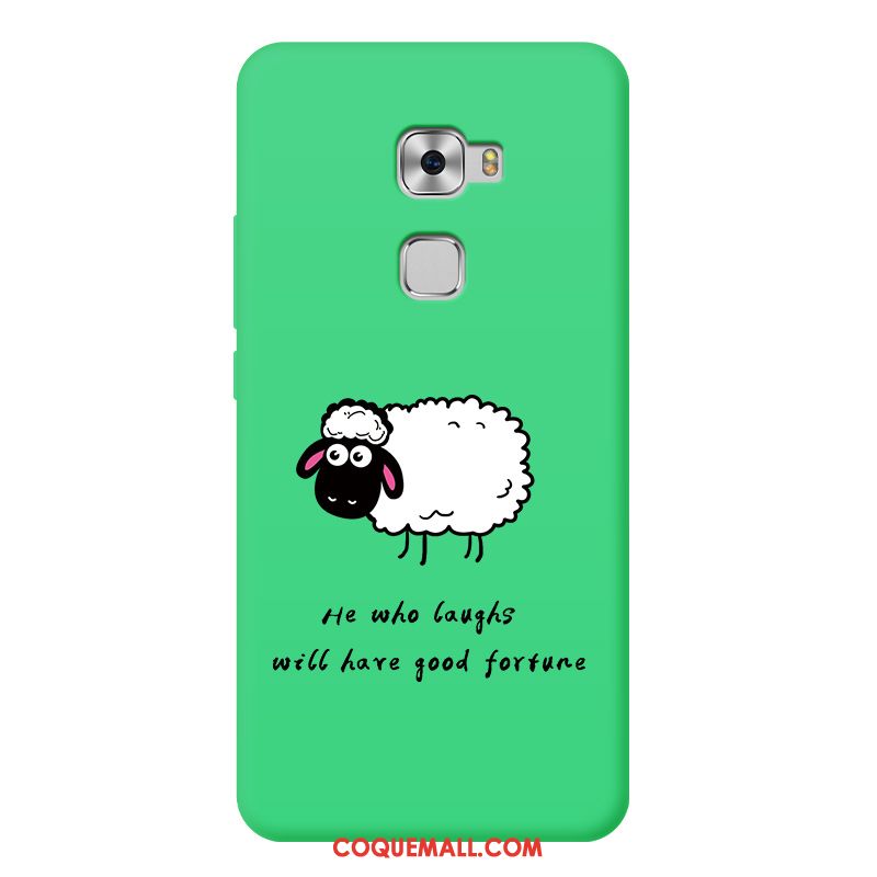 Étui Huawei Mate S Protection Vert Silicone, Coque Huawei Mate S Téléphone Portable Fluide Doux