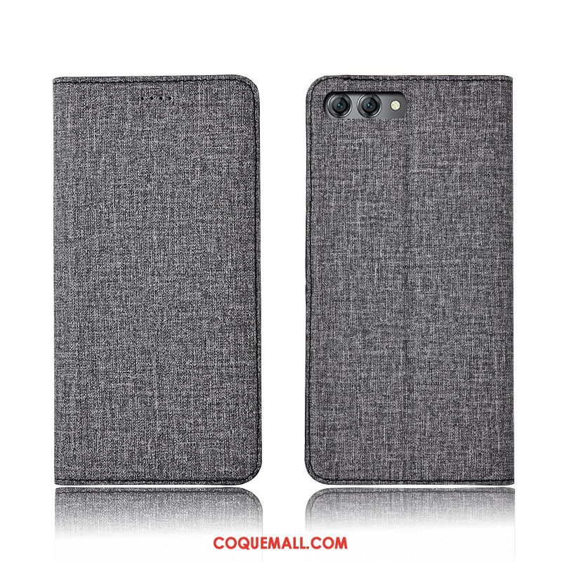 Étui Huawei Nova 2s Lin Étui En Cuir Nouveau, Coque Huawei Nova 2s Protection Gris