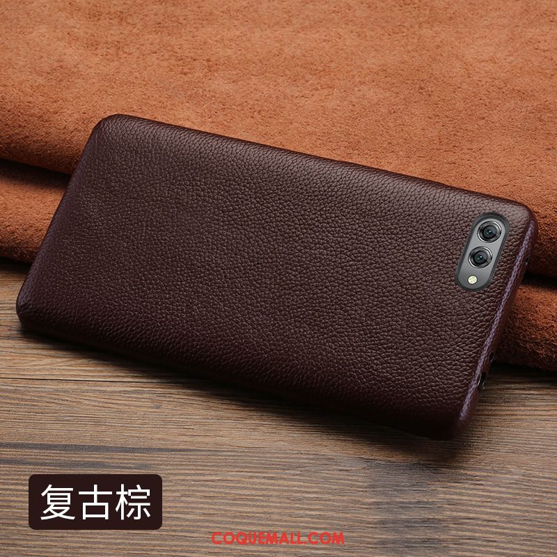 Étui Huawei Nova 2s Tendance Étui En Cuir Incassable, Coque Huawei Nova 2s Téléphone Portable Braun