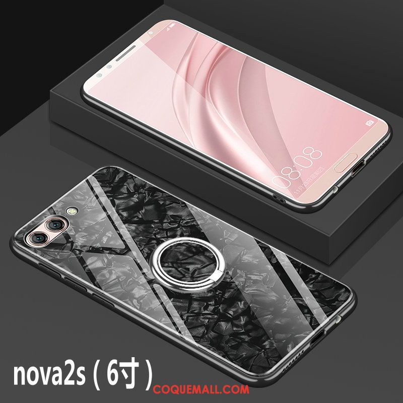 Étui Huawei Nova 2s Verre Difficile Incassable, Coque Huawei Nova 2s Protection Marque De Tendance