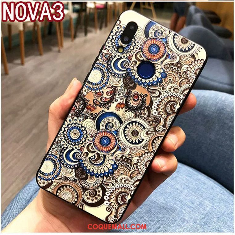 Étui Huawei Nova 3 Créatif Style Chinois Tout Compris, Coque Huawei Nova 3 Jeunesse Téléphone Portable