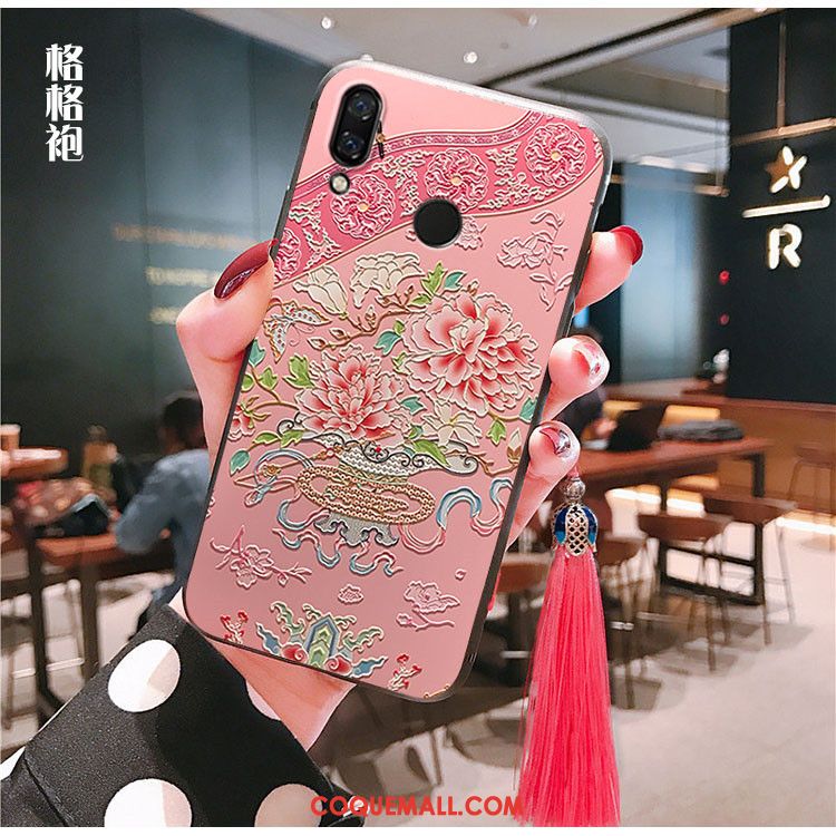 Étui Huawei Nova 3 Mode Rose Tout Compris, Coque Huawei Nova 3 Vent Personnalité