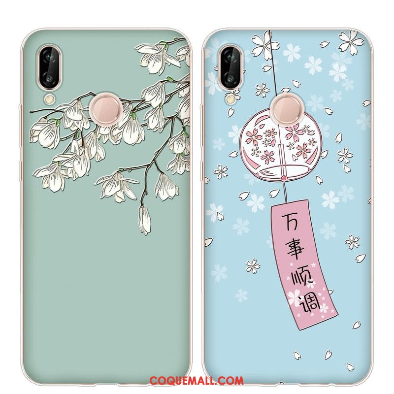 Étui Huawei Nova 3 Simple Frais Gaufrage, Coque Huawei Nova 3 Tout Compris Protection