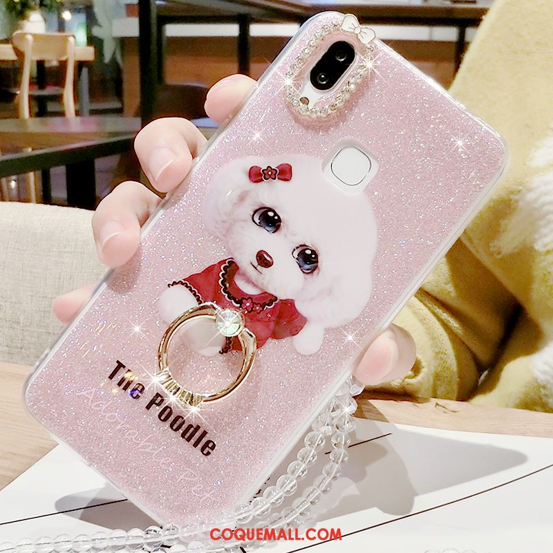 Étui Huawei Nova 3 Strass Téléphone Portable Rose, Coque Huawei Nova 3 Tout Compris Créatif