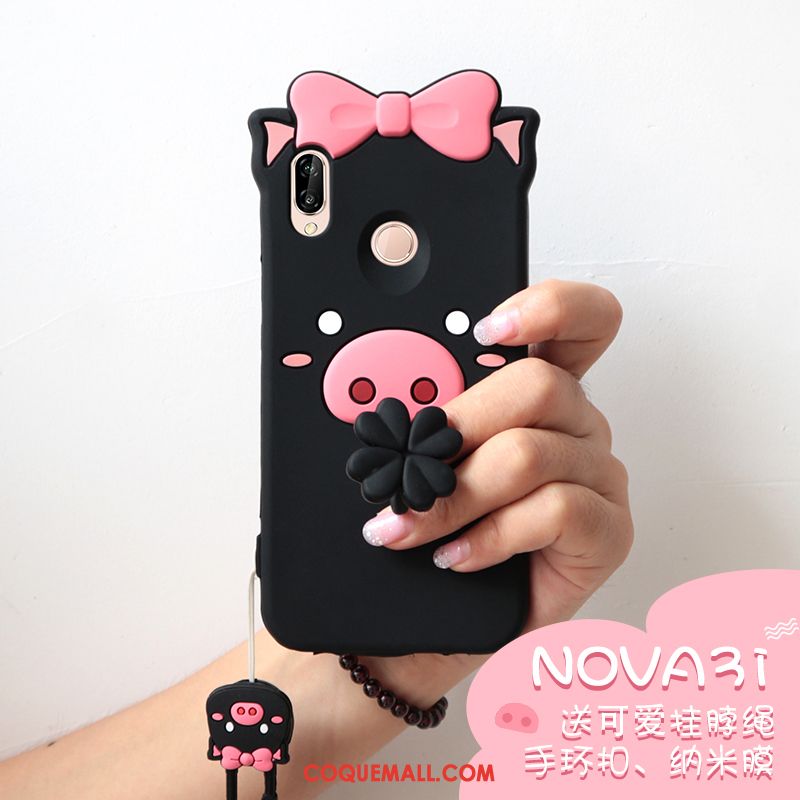 Étui Huawei Nova 3i Dessin Animé Créatif Téléphone Portable, Coque Huawei Nova 3i Vent Jeunesse