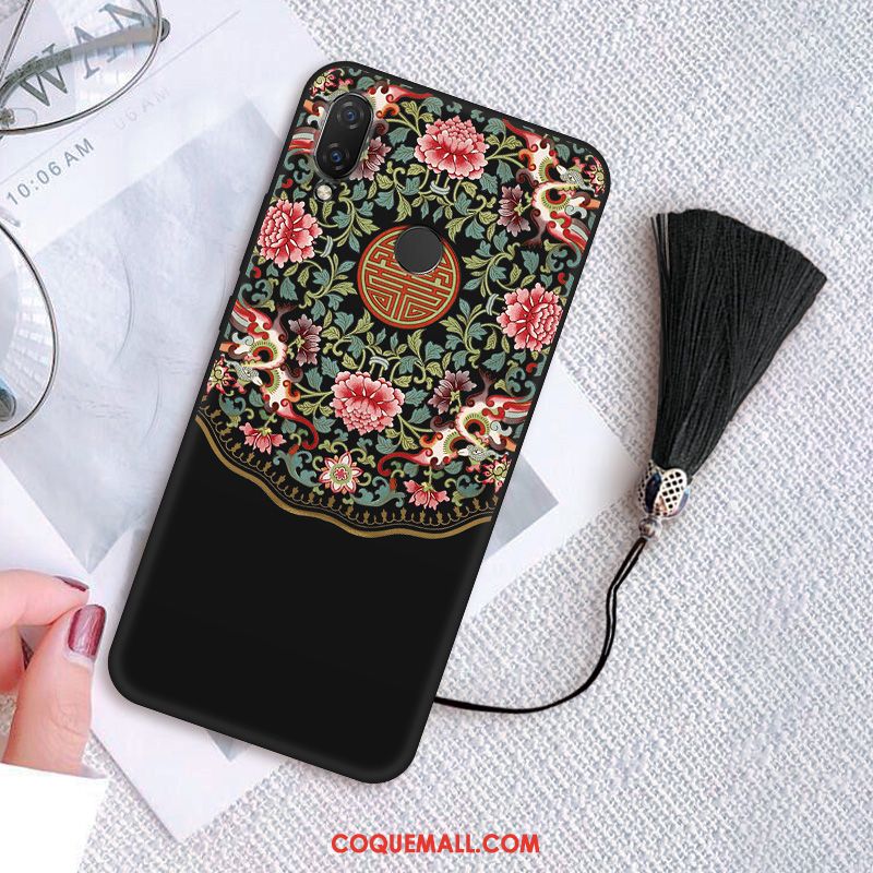 Étui Huawei Nova 3i Incassable À Franges Protection, Coque Huawei Nova 3i Vintage Vent