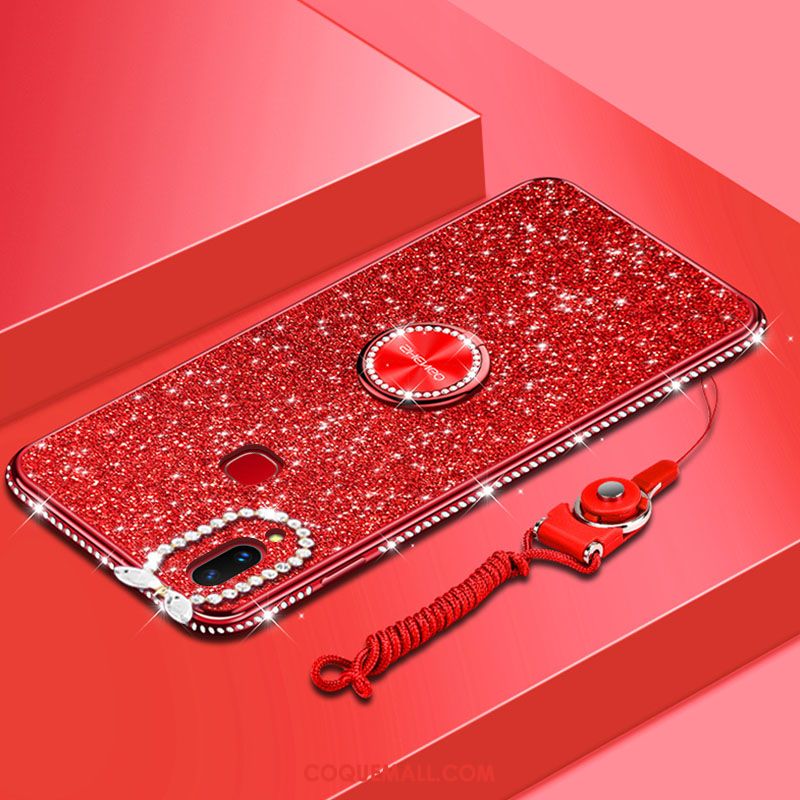 Étui Huawei Nova 3i Rouge Incassable Fluide Doux, Coque Huawei Nova 3i Personnalité Silicone