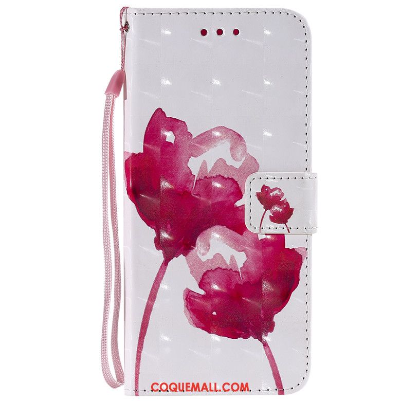 Étui Huawei Nova 3i Téléphone Portable Silicone Net Rouge, Coque Huawei Nova 3i Clamshell Protection