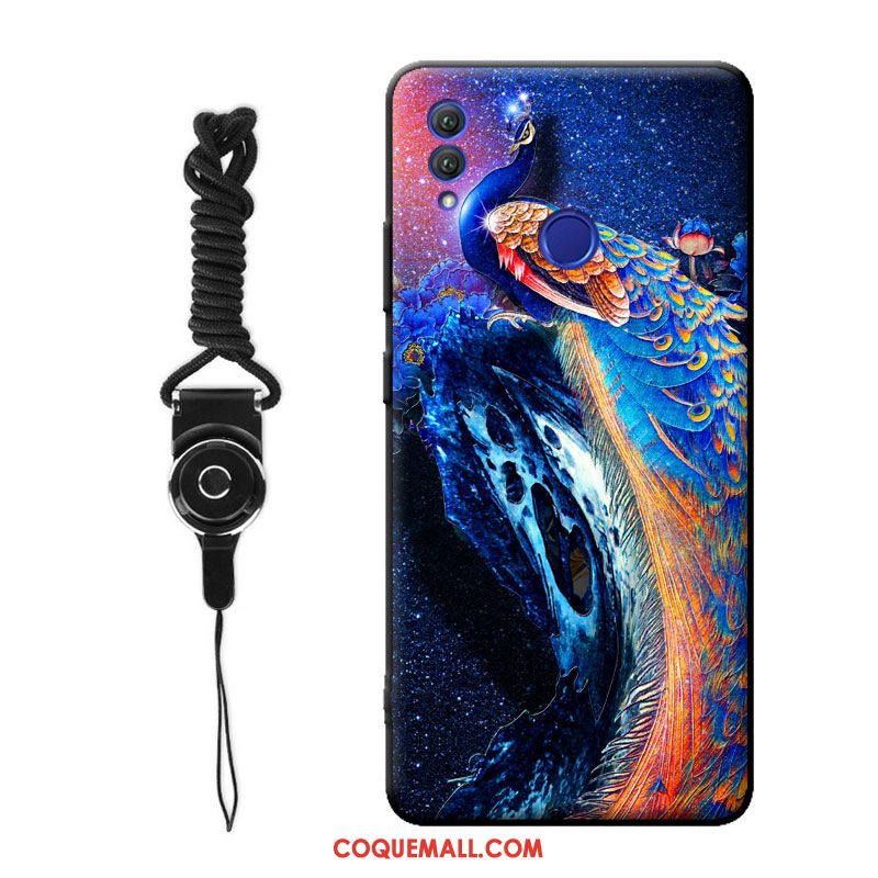 Étui Huawei Nova 3i Vintage Marque De Tendance Téléphone Portable, Coque Huawei Nova 3i Silicone Bleu