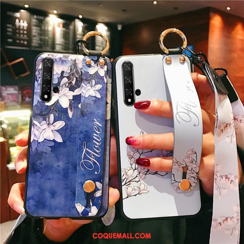 Étui Huawei Nova 5t Charmant Bleu Protection, Coque Huawei Nova 5t Silicone Fluide Doux