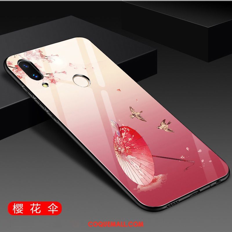 Étui Huawei P Smart 2019 Jeunesse Difficile Incassable, Coque Huawei P Smart 2019 Créatif Rouge