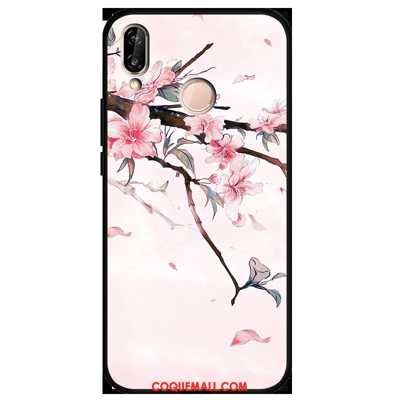 Étui Huawei P Smart 2019 Jeunesse Rose Nouveau, Coque Huawei P Smart 2019 Téléphone Portable Fluide Doux