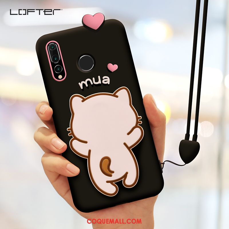 Étui Huawei P Smart+ 2019 Ornements Suspendus Incassable Longue, Coque Huawei P Smart+ 2019 Fluide Doux Dessin Animé