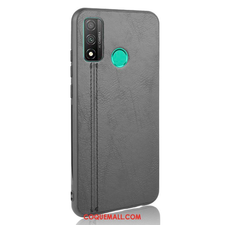 Étui Huawei P Smart 2020 Cuir Protection Noir, Coque Huawei P Smart 2020 Tout Compris Téléphone Portable