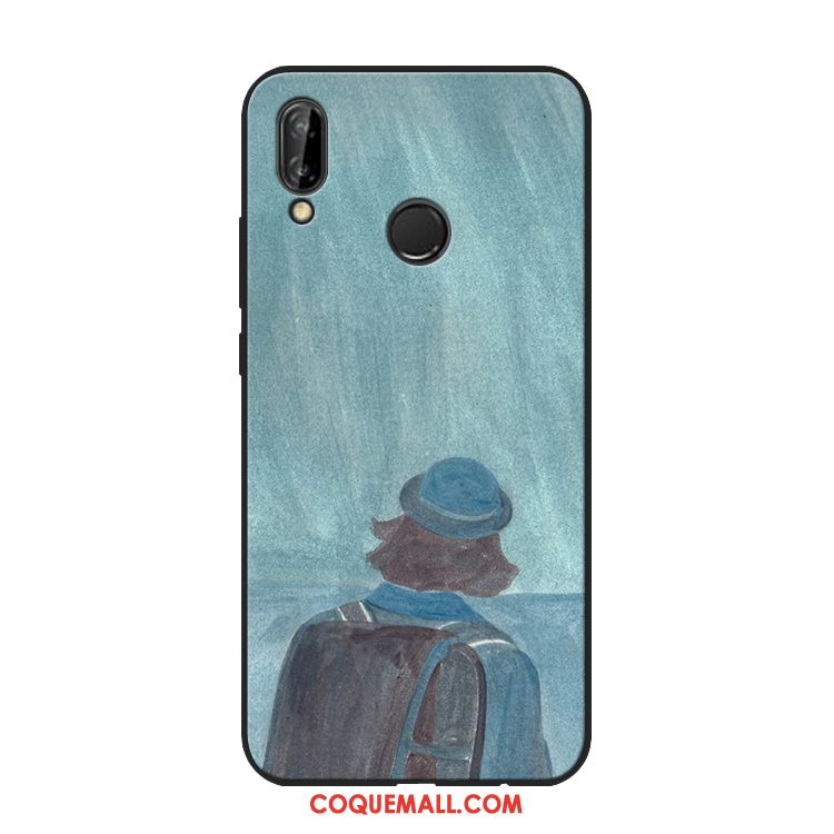 Étui Huawei P Smart+ Petit Téléphone Portable Protection, Coque Huawei P Smart+ Tout Compris Frais