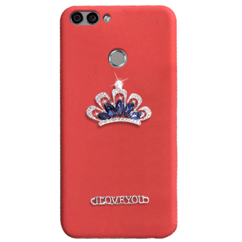 Étui Huawei P Smart Silicone Jeunesse Personnalité, Coque Huawei P Smart Rouge Créatif