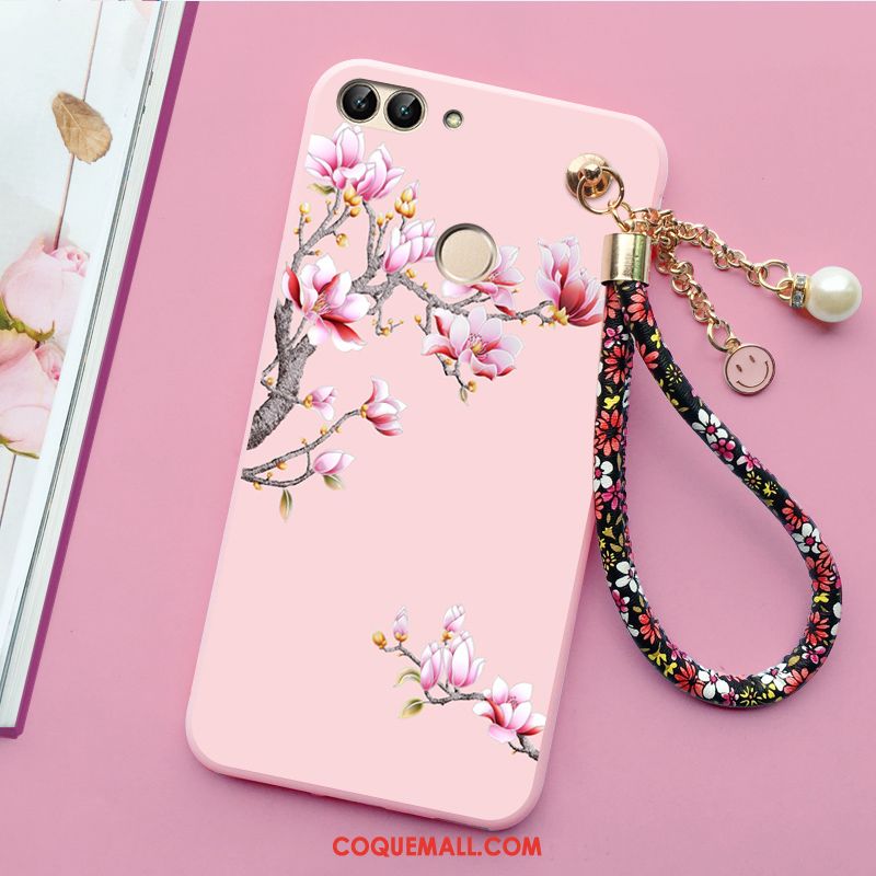 Étui Huawei P Smart Silicone Pendentif Incassable, Coque Huawei P Smart Fluide Doux Tendance