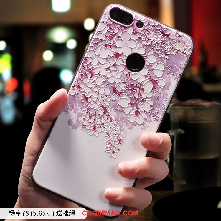 Étui Huawei P Smart Tout Compris Protection Fluide Doux, Coque Huawei P Smart Incassable Téléphone Portable