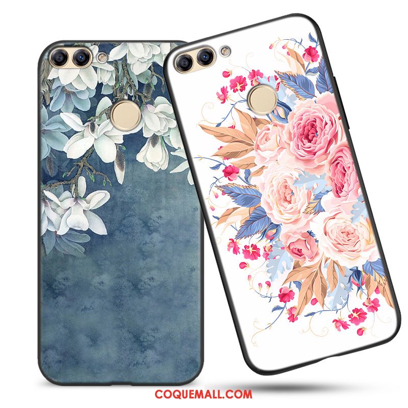 Étui Huawei P Smart Téléphone Portable Protection Rose, Coque Huawei P Smart Incassable Tendance