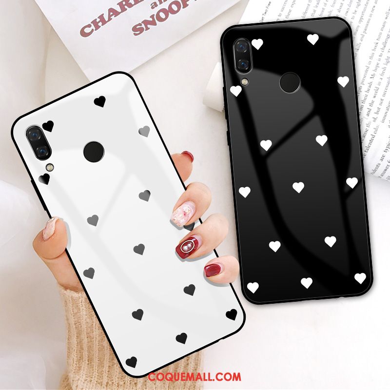 Étui Huawei P Smart Z Incassable Blanc Plaid, Coque Huawei P Smart Z Verre Simple