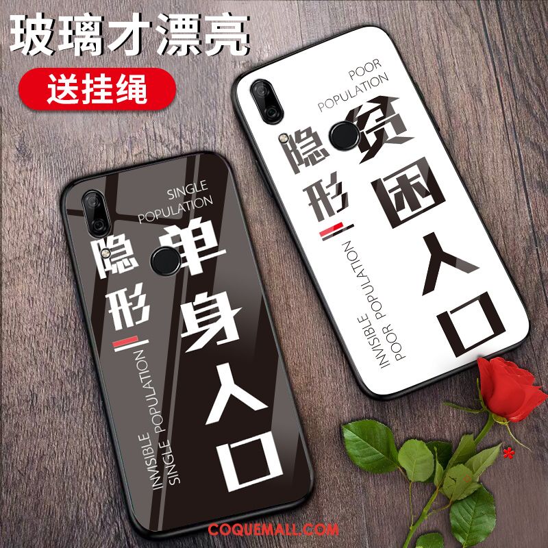 Étui Huawei P Smart Z Noir Protection Téléphone Portable, Coque Huawei P Smart Z Créatif Personnalité