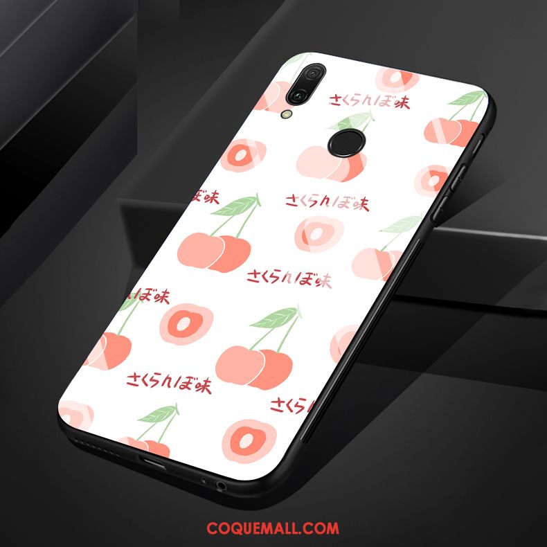 Étui Huawei P Smart Z Rose Simple Silicone, Coque Huawei P Smart Z Téléphone Portable Fruit