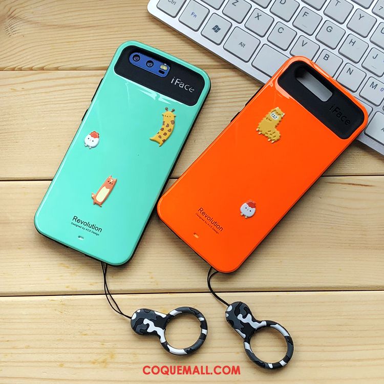 Étui Huawei P10 Incassable Orange Silicone, Coque Huawei P10 Protection Téléphone Portable