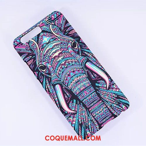 Étui Huawei P10 Plus Animal Violet Gaufrage, Coque Huawei P10 Plus Téléphone Portable Lumineuses