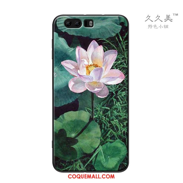 Étui Huawei P10 Plus Protection Fluide Doux Style Chinois, Coque Huawei P10 Plus Dimensionnel Gaufrage