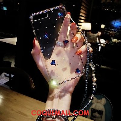 Étui Huawei P10 Plus Strass Téléphone Portable Personnalité, Coque Huawei P10 Plus Bleu Tout Compris