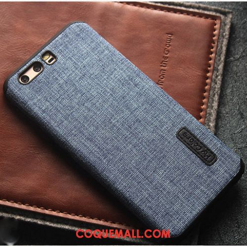 Étui Huawei P10 Plus Téléphone Portable Fluide Doux Silicone, Coque Huawei P10 Plus Bleu Incassable