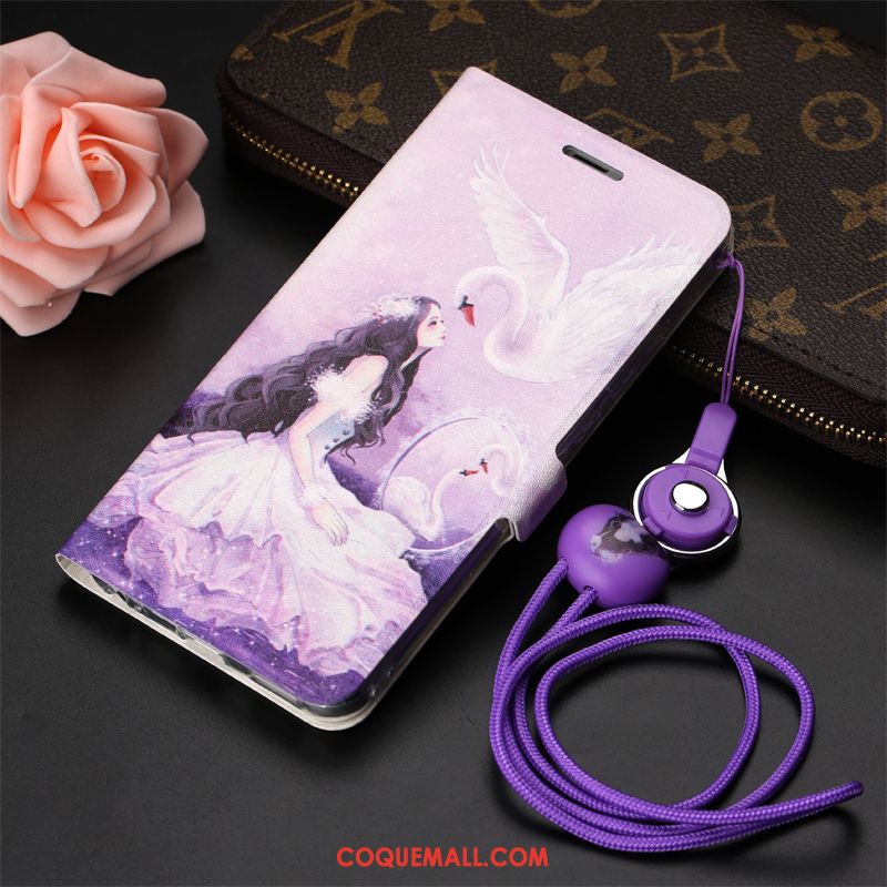 Étui Huawei P10 Violet Ornements Suspendus Téléphone Portable, Coque Huawei P10 Étui En Cuir