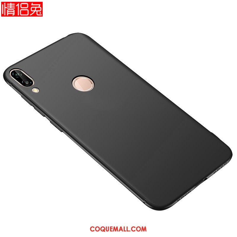 Étui Huawei P20 Lite Fluide Doux Jeunesse Noir, Coque Huawei P20 Lite Téléphone Portable Incassable