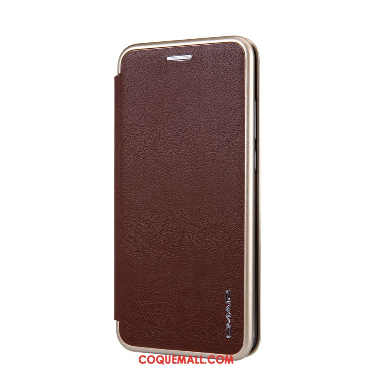 Étui Huawei P20 Lite Téléphone Portable Très Mince Créatif, Coque Huawei P20 Lite Incassable Cuir Véritable Braun