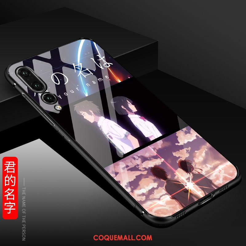 Étui Huawei P20 Pro Créatif Verre Tendance, Coque Huawei P20 Pro Téléphone Portable Tout Compris