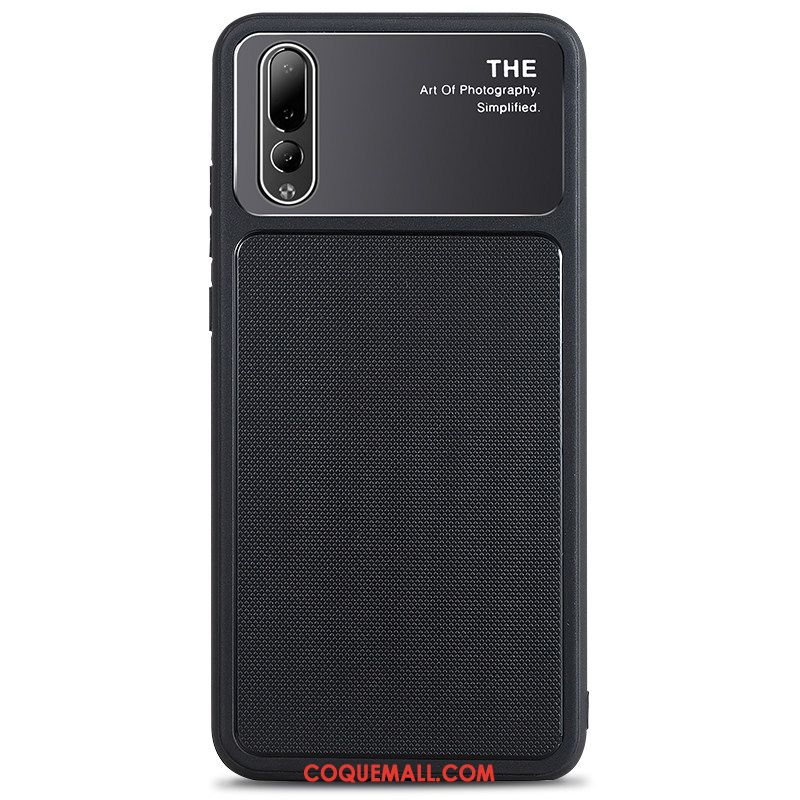 Étui Huawei P20 Pro Noir Incassable Légères, Coque Huawei P20 Pro Tendance Fluide Doux