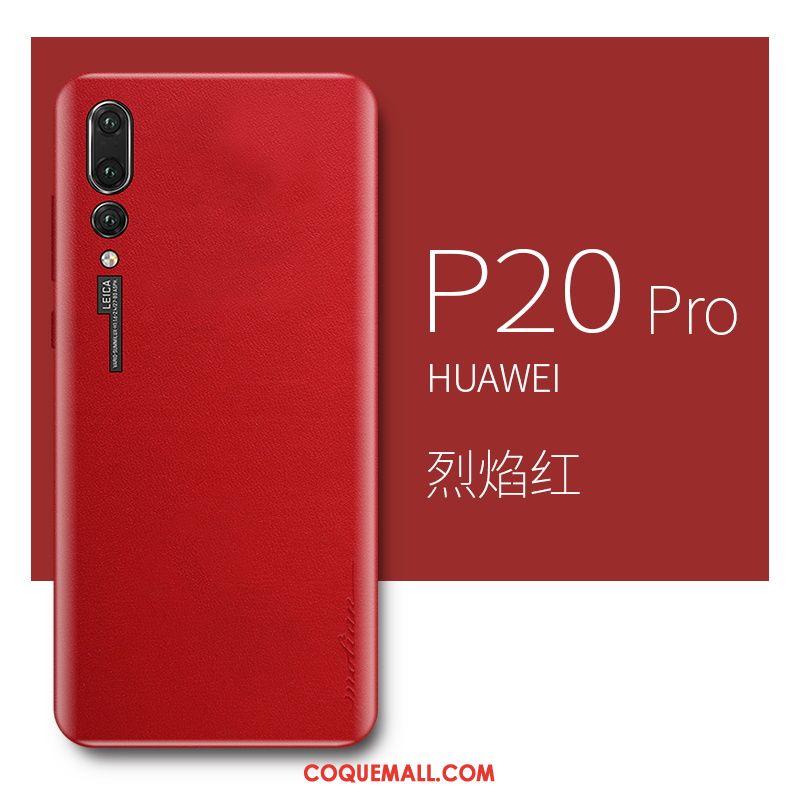 Étui Huawei P20 Pro Personnalité Net Rouge Créatif, Coque Huawei P20 Pro Rouge Luxe