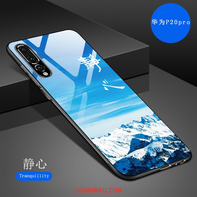 Étui Huawei P20 Pro Personnalité Nouveau Fluide Doux, Coque Huawei P20 Pro Miroir Résistant Aux Rayures