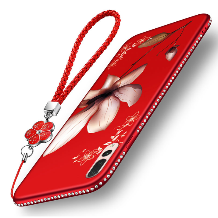 Étui Huawei P20 Pro Rouge Fluide Doux Silicone, Coque Huawei P20 Pro Incassable Protection