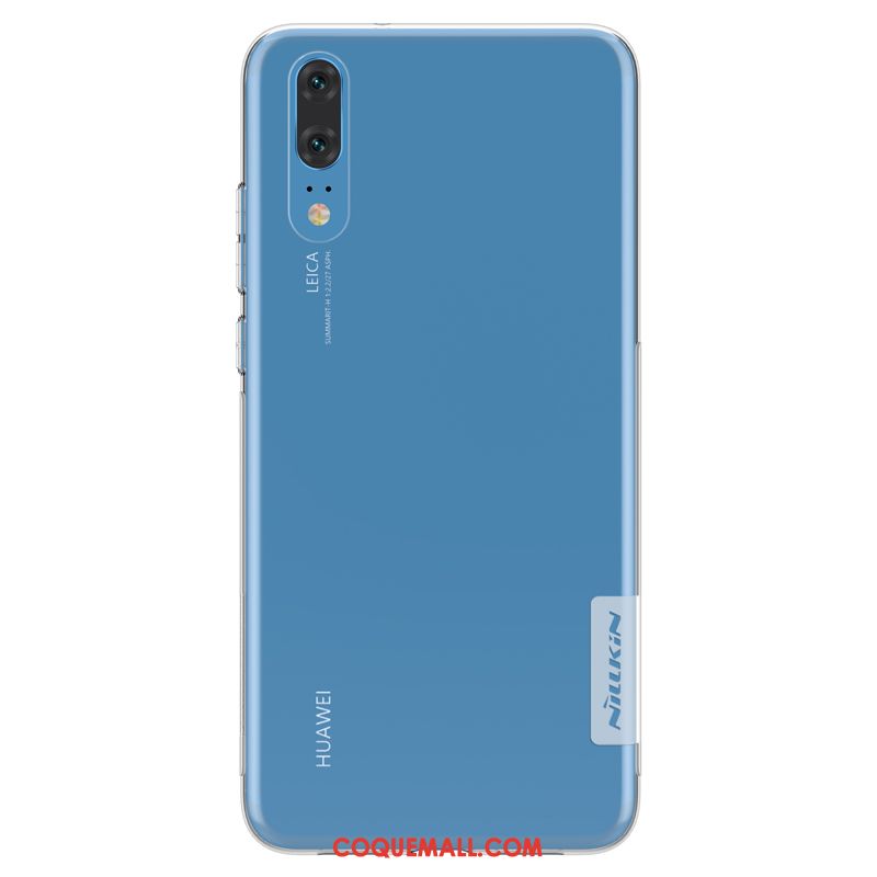 Étui Huawei P20 Protection Anneau Tout Compris, Coque Huawei P20 Légère Transparent