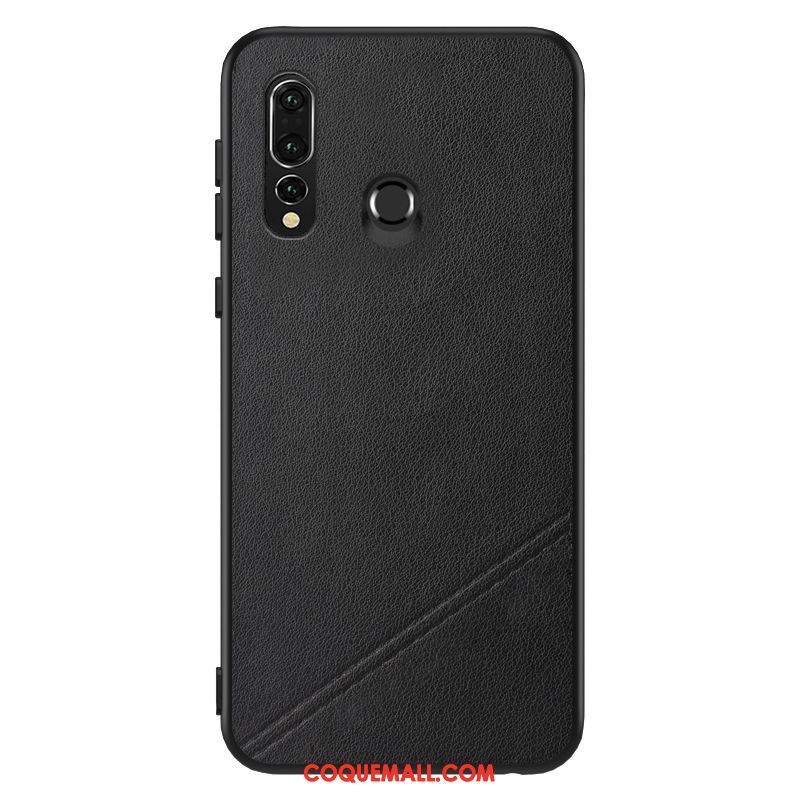 Étui Huawei P30 Lite Business Tout Compris Noir, Coque Huawei P30 Lite Qualité En Cuir