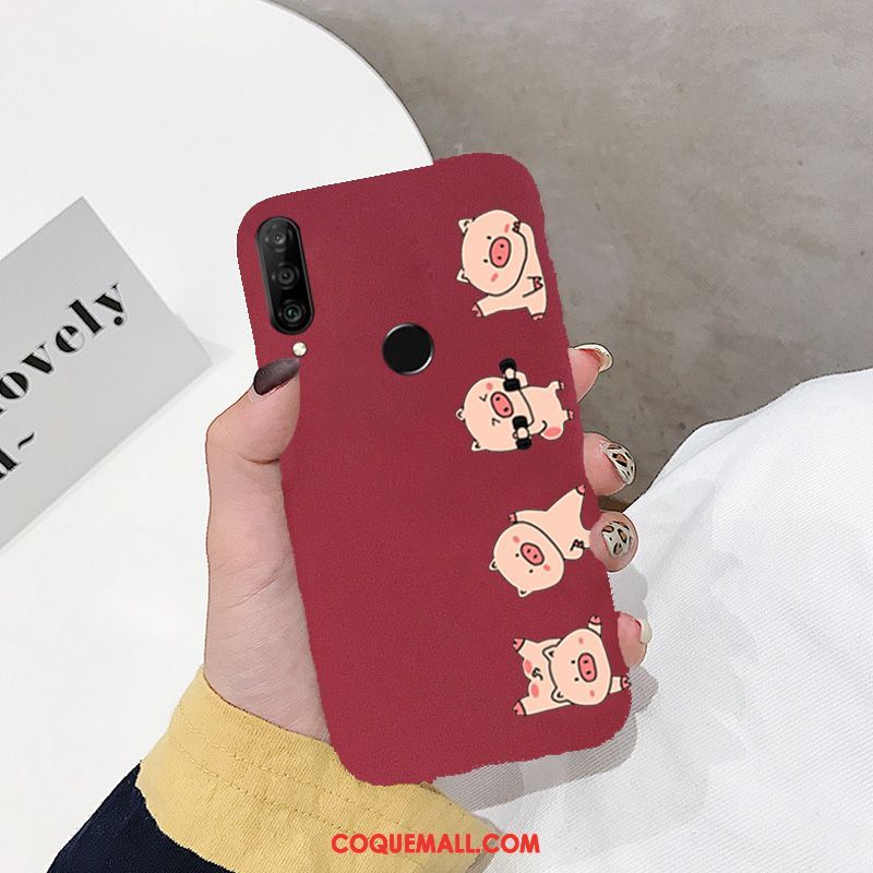 Étui Huawei P30 Lite Délavé En Daim Charmant Super Mignon, Coque Huawei P30 Lite Nouveau Téléphone Portable