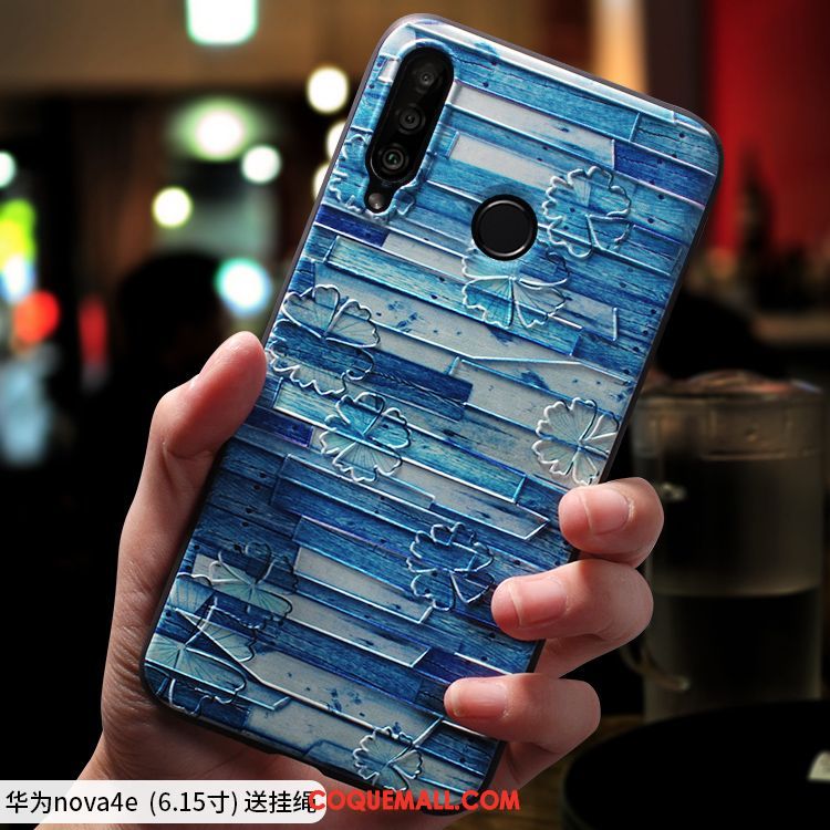 Étui Huawei P30 Lite Personnalité Dessin Animé Téléphone Portable, Coque Huawei P30 Lite Créatif Silicone